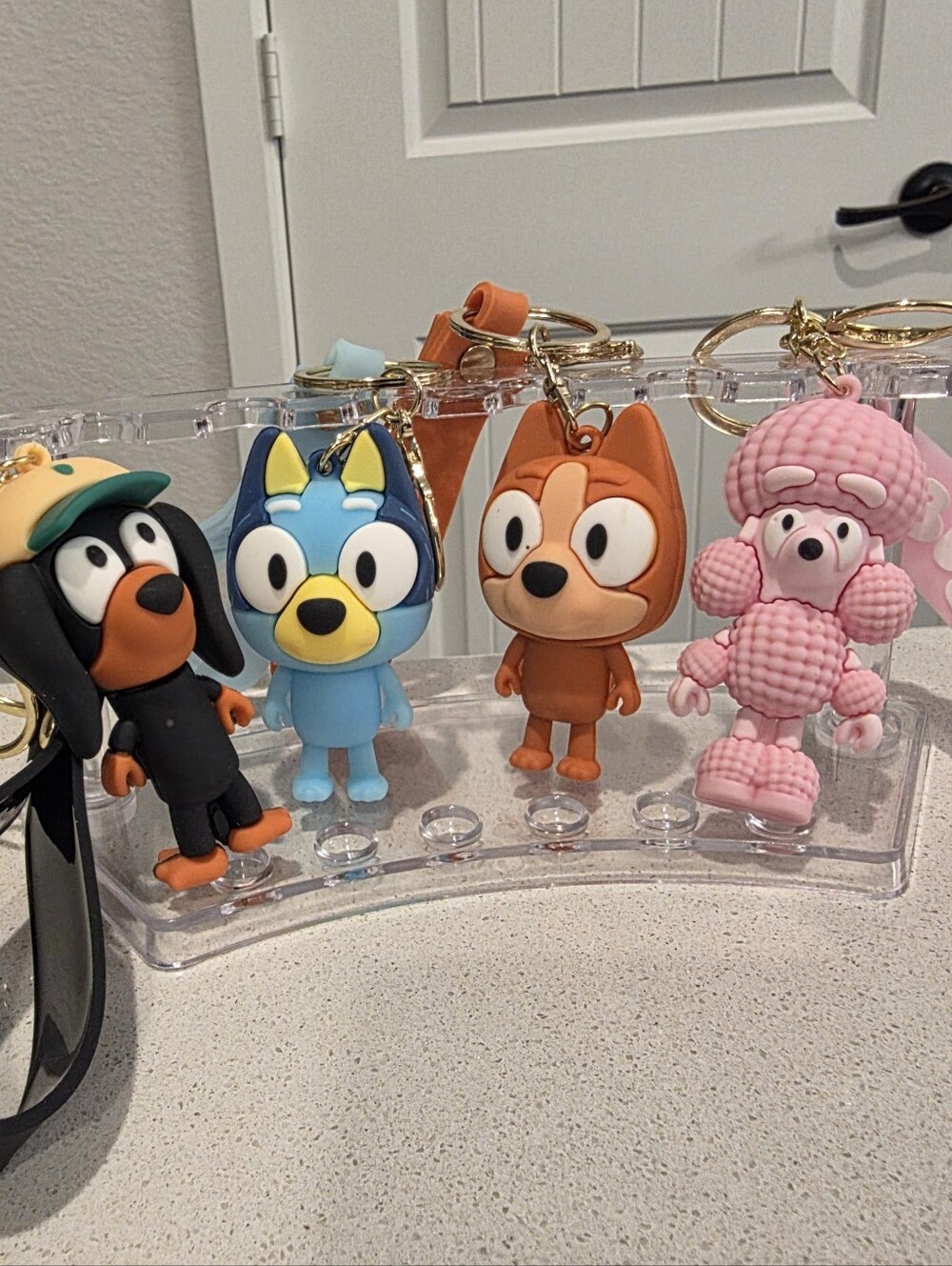 Bluey & Friends 3D Bag Charms Bundle - Set of 4 (Snickers, Bluey, Bingo, Coco) - Picture 2 of 2